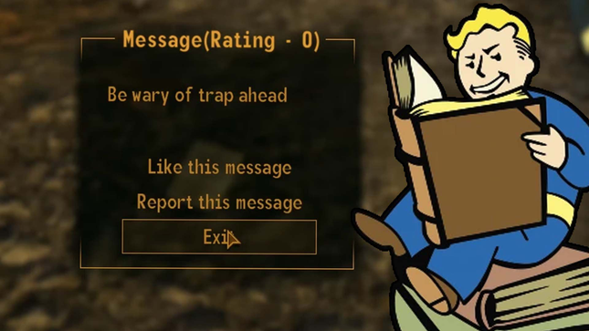 Fallout New Vegas Mod Adds Elden Ring Online Message System